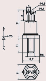 Тиристор Т112-16-14