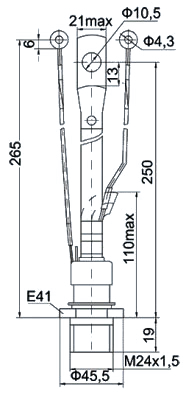 Тиристор ТБ271-200-10