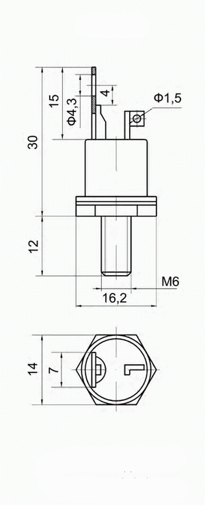 Тиристор Т222-25