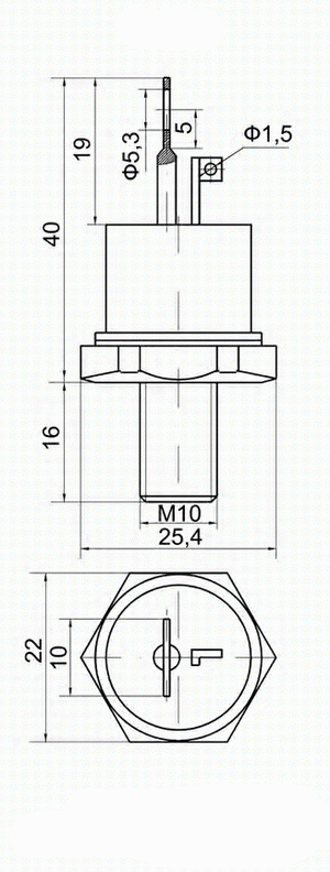 Тиристор Т242-80