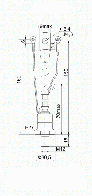 Тиристор Т151-100