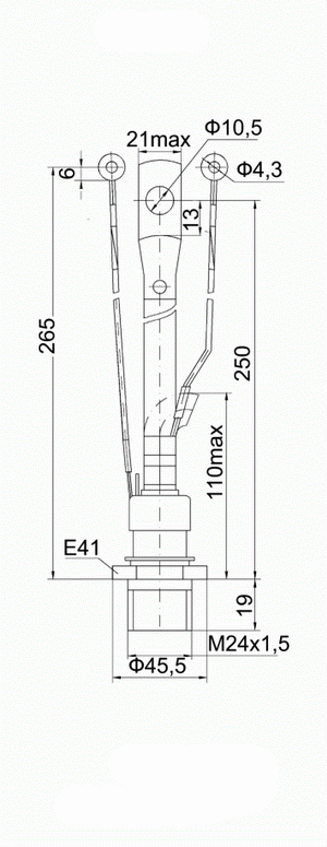 Тиристор ТЛ371-250